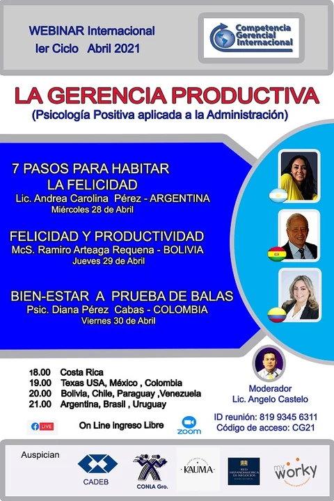 Afiche original: La gerencia productiva: psicología positiva aplicada a la administración