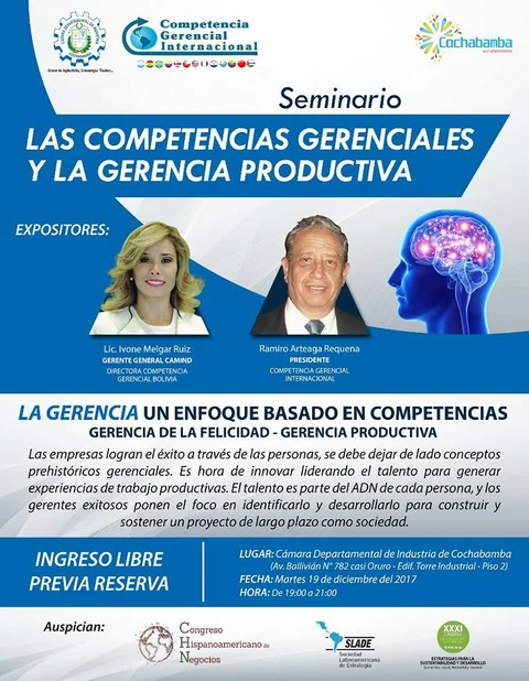 Afiche original: Las competencias gerenciales y la gerencia productiva