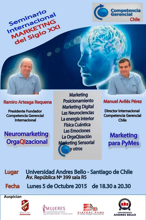 Afiche original: Seminario Internacional Marketing del Siglo XXI