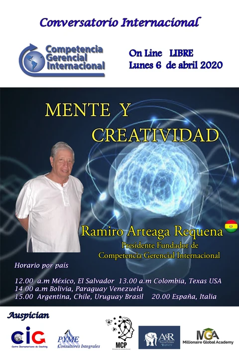 Afiche original: Mente y creatividad