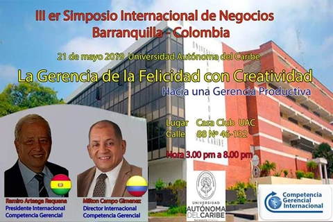 Afiche original: Tercer Simposio Internacional de Negocios: gerencia de la felicidad